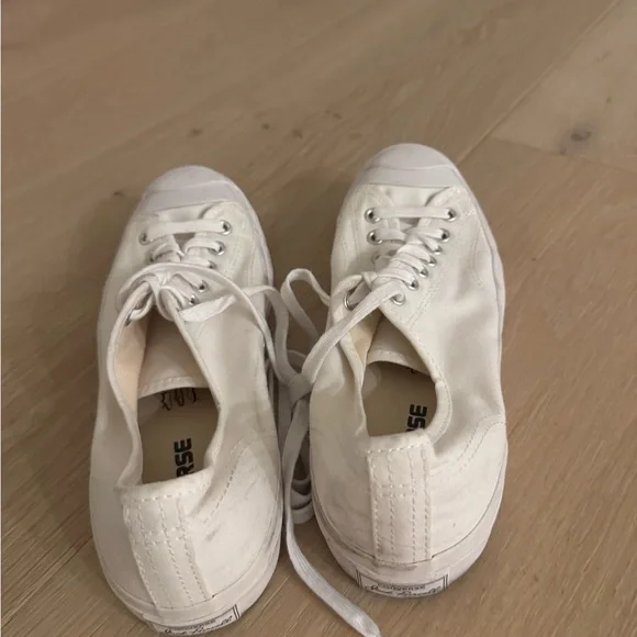 Converse Jack Purcell men’s White Sneakers 8.5 - Picture 2 of 4